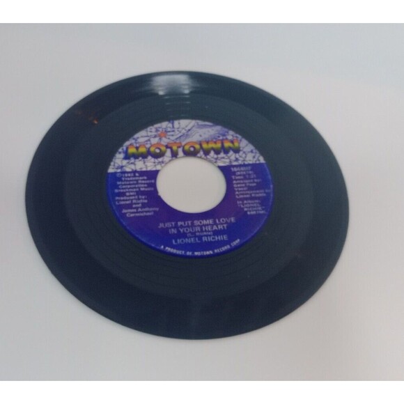 Lionel Richie Truly/ Put Some Love In Your Heart - 45rpm Record Tested - No Slee - Picture 2 of 2